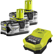 Аккумулятор+зарядное устр-во RYOBI ONE+ RBC18LL40 18V 2бат