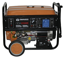 Бензиновый генератор Daewoo Power GDA 6500 E
